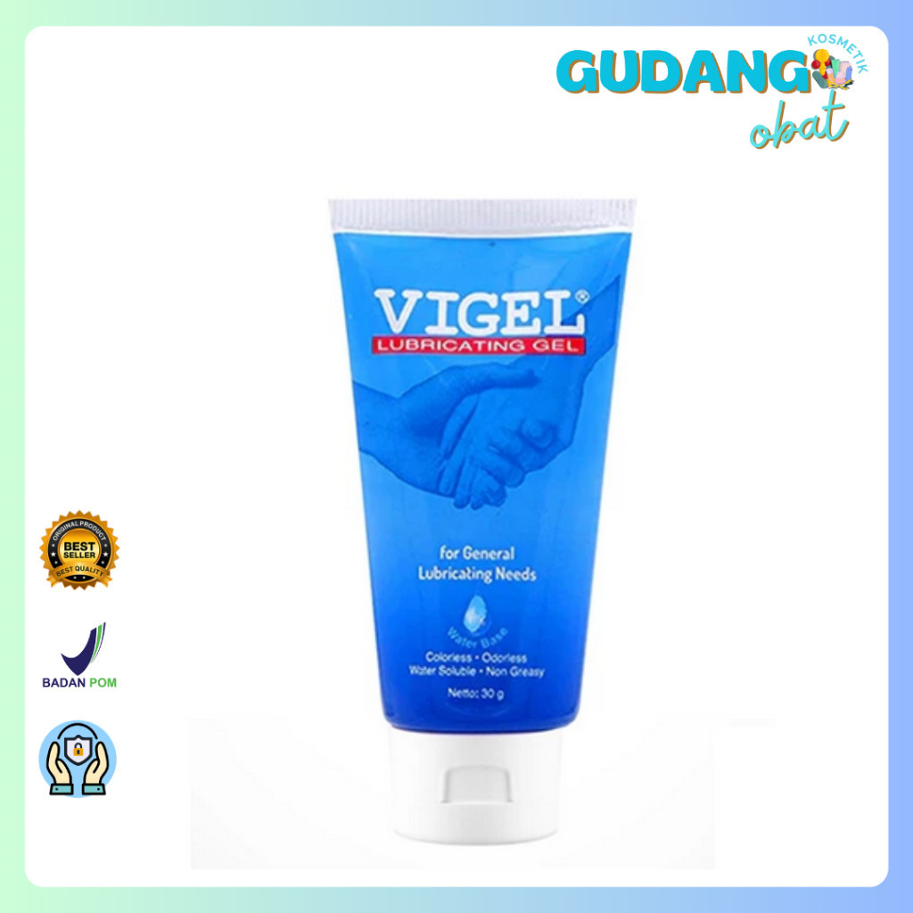 Terbaru SC buy oli dan sarug di sini Vigel Lubricant Gel 30 Gr - Pelumas Miss V, Pelumas Kondom, Pel