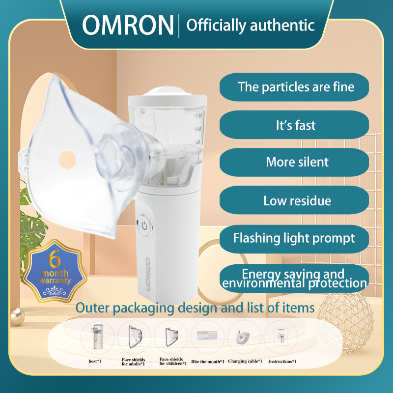 OMRON alat nebulizer portable omron Alat Uap Nebulizer Anak Dan Dewasa Alat Terapi Pernafasan Asma U