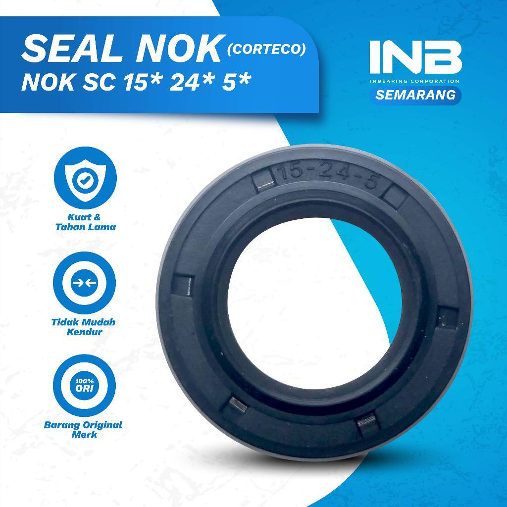 Seal Sc 15 24 5 Nok Seal Jet Cleaner Blue Clean610 Original INB SEMARANG Harga per 5pcs
