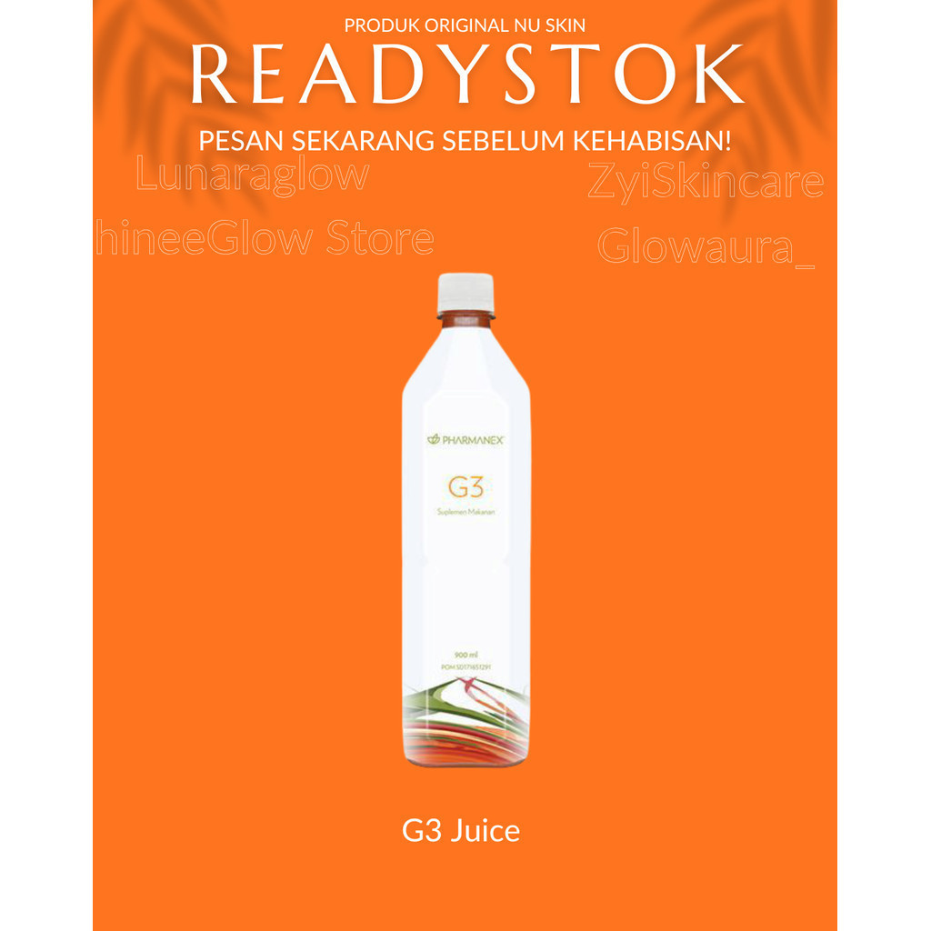 Promo Skincare Best Seller Shopee G3 Juice Original Nu Skin Perawatan, Kecantikan dan Kesehatan