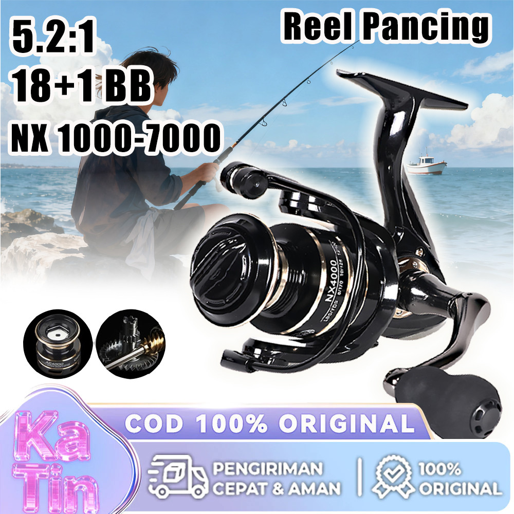 Reel Pancing NX1000 7000/ Reel Pancing Murah Kuat Power Handle/ Reel Pancing Laut Tarikan Pancing Me