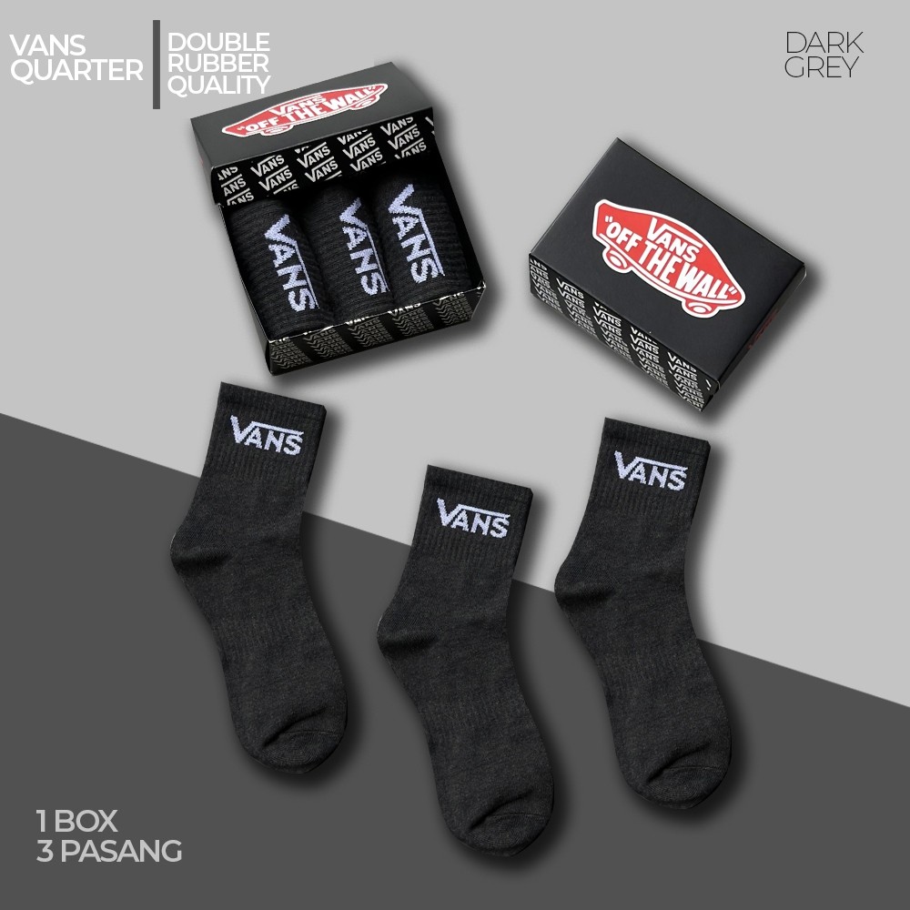 top sale VANS SOCK QUARTER ORIGINAL/VANS SOCK QUARTER /KAOS KAKI VANS ORIGINAL INDONESIA BNWB 100% b