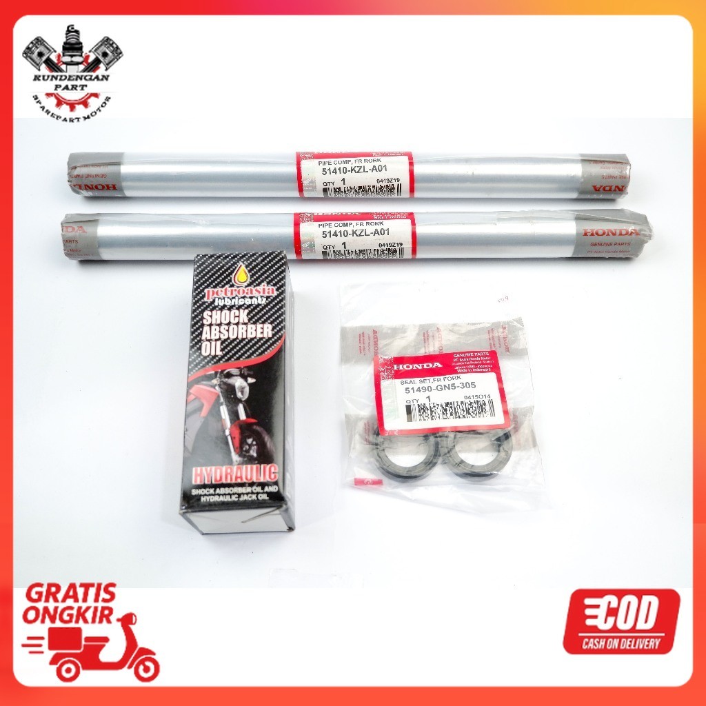 sok depan motor beat Vario - Paket As Shock Sok Breaker Depan KZL Ori motor part
