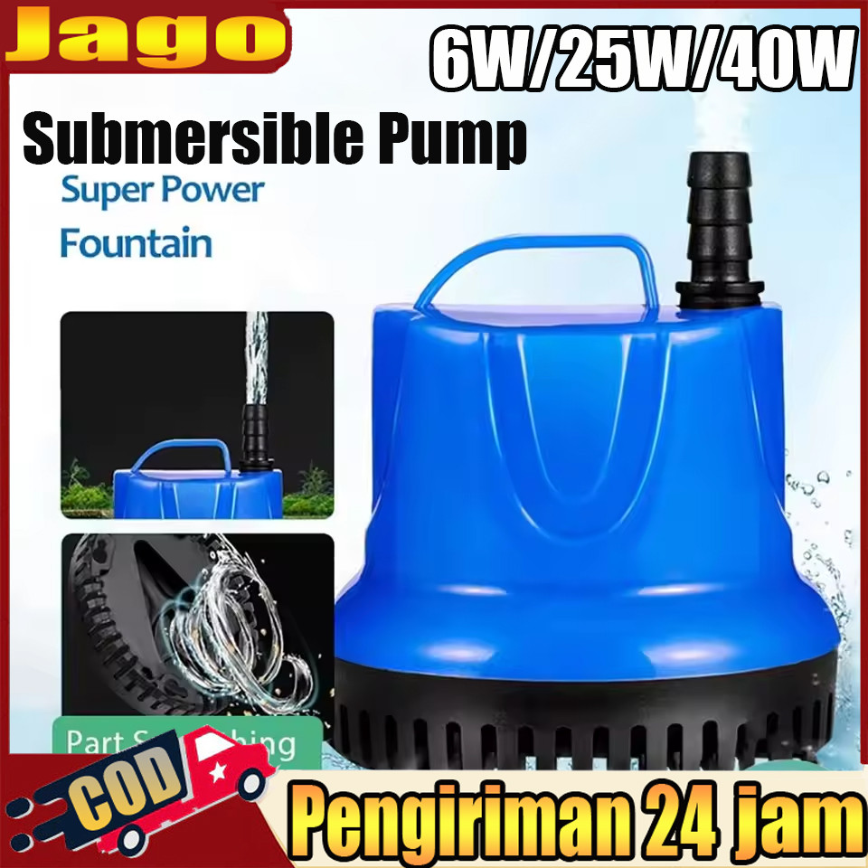 Power Head Pompa Celup Filter Aquarium Low Watt untuk Sirkulasi Air yang Efisien di Kolam Ikan Koi d