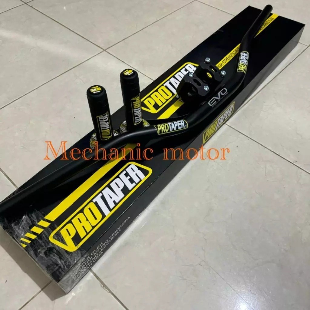 stang fatbar protaper evo paketan riser handgrip busa klx crf vixion nmax dll