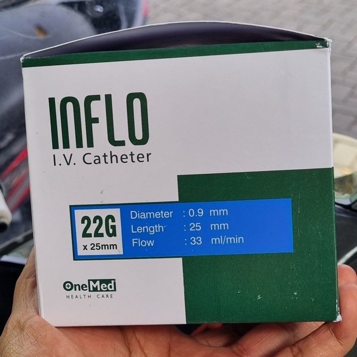 Onemed Inflo IV Catether 22G / Inflo 22G
