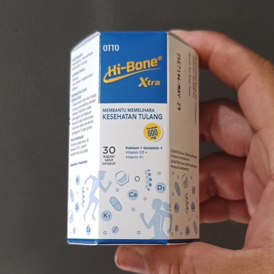 HI-BONE 600 BOTOL 30 KAPLET / HI BONE XTRA 600 mg 30 KAPLET