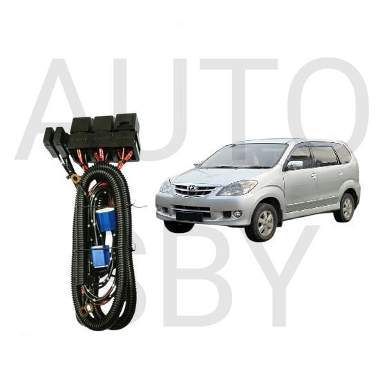 AS Relay Set Lampu Utama LED H4  Mobil Toyota Avanza gen1 2004 2011