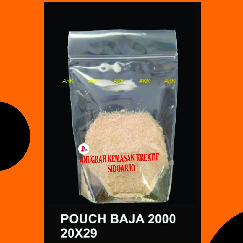 Pp Stpouch Baja 2.000 (20x29)+Z (50 Lembar) Kantong Berdiri 1,5 Kg Beras Promo Cod Murah