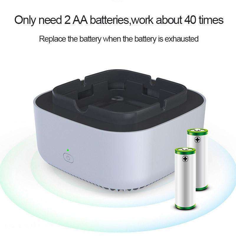 Asbak Rokok Penghisap Asap Pembersih Udara Air Purifier Filter 3v