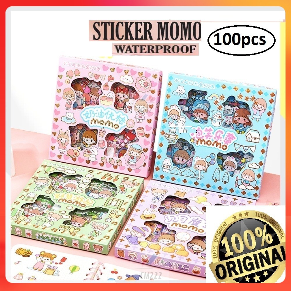Stiker Viral Momo/Sticker Momo 100pcs Box