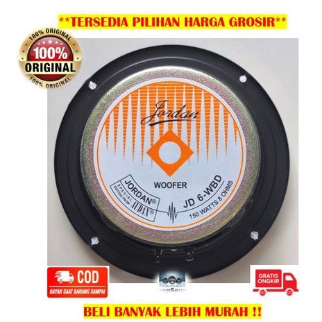 SL AUDAX JORDAN  Speaker 6 Inch 150 Watt JD 6-WBD Woofer ASLI