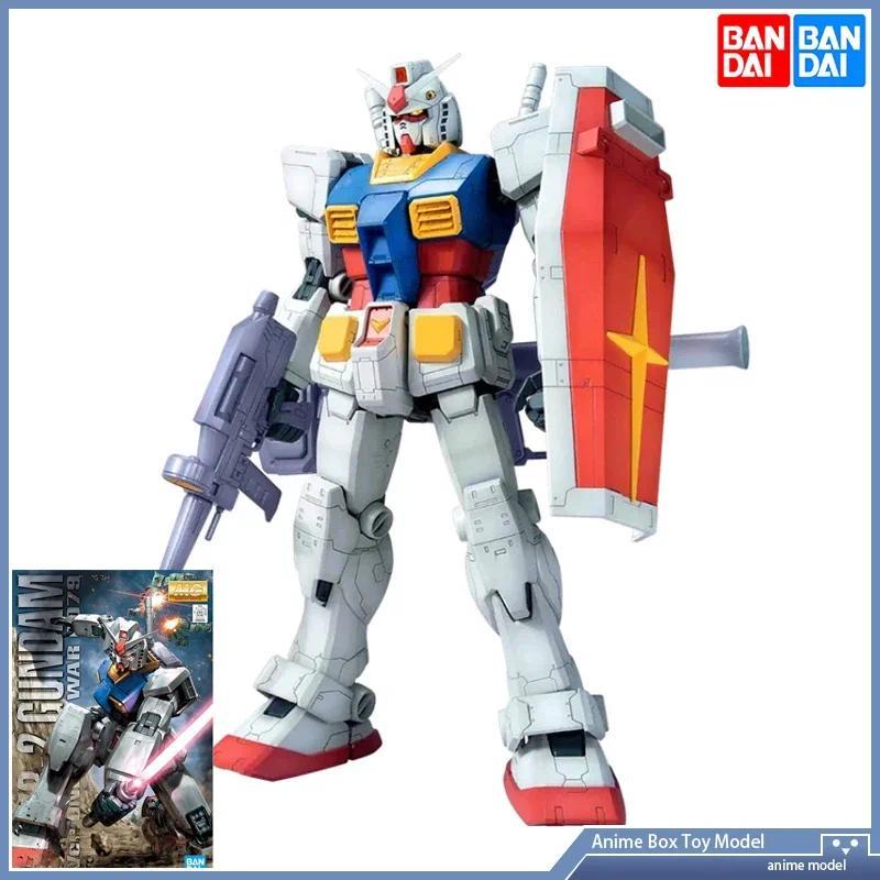 Gundam Bandai MG 1/100 RX-78-2 GUNDAM One Year War Anime Color Assembly Plastic Model Kit Action Toy