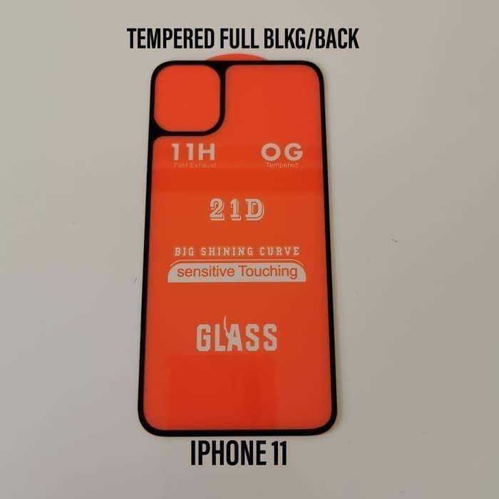 TEMPERED GLASS KACA FULL BELAKANG FOR IPHONE 11 FOR IPHONE11 PRO 11PRO MAX - IP 11