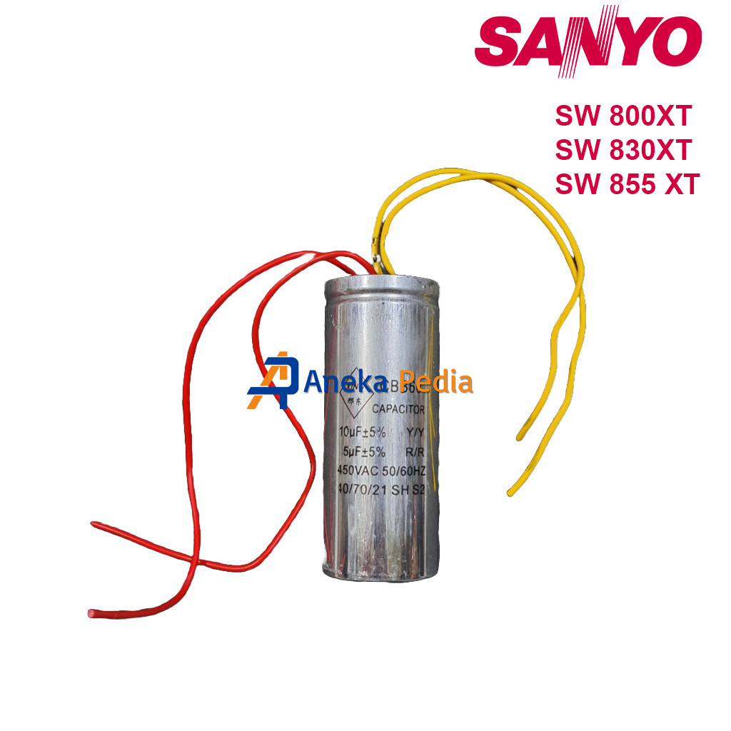 KAPASITOR SANYO 8 Kg SW 800XT 830XT 855XT Capacitor Starter Mesin Cuci 2 Tabung SW800XT SW830XT SW85