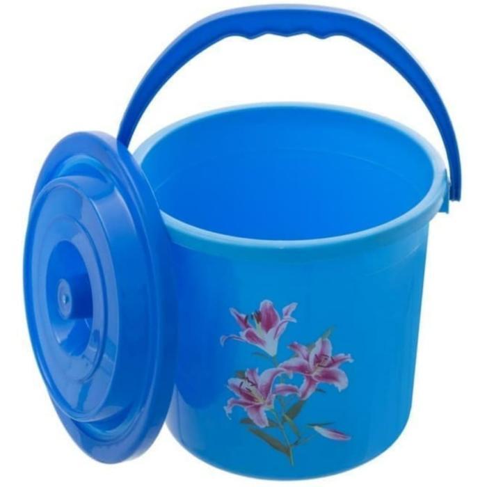 Ember Gagang 4 Galon Warna Shinpo / Ember Plastik 15 Liter Tutup Tenteng SHINPO