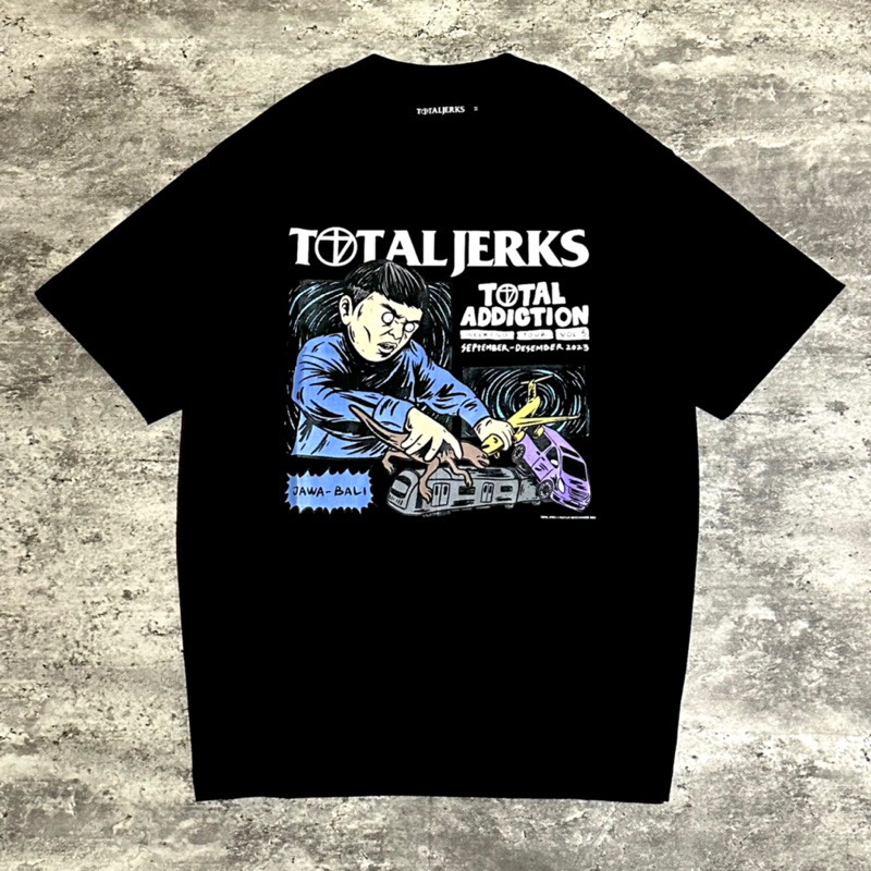 Total Jerks - Total Addiction Vol 3 Tshirt - Black | Original Merchandise