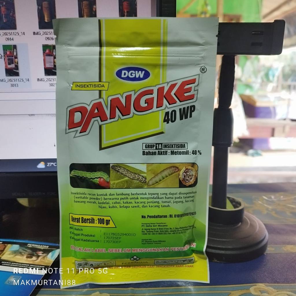 DANGKE 100 gram insektisida dangke 40 wp original
