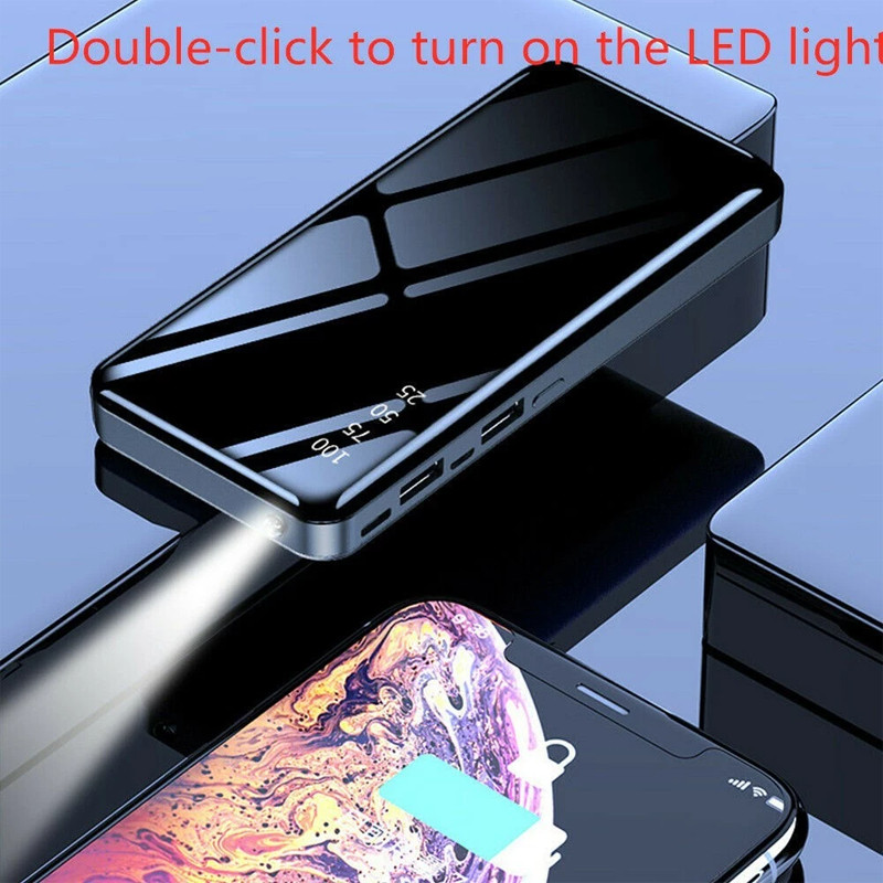 bestpromo powerbank 50000 mah digital display fast charging kapasitas besar led light robot