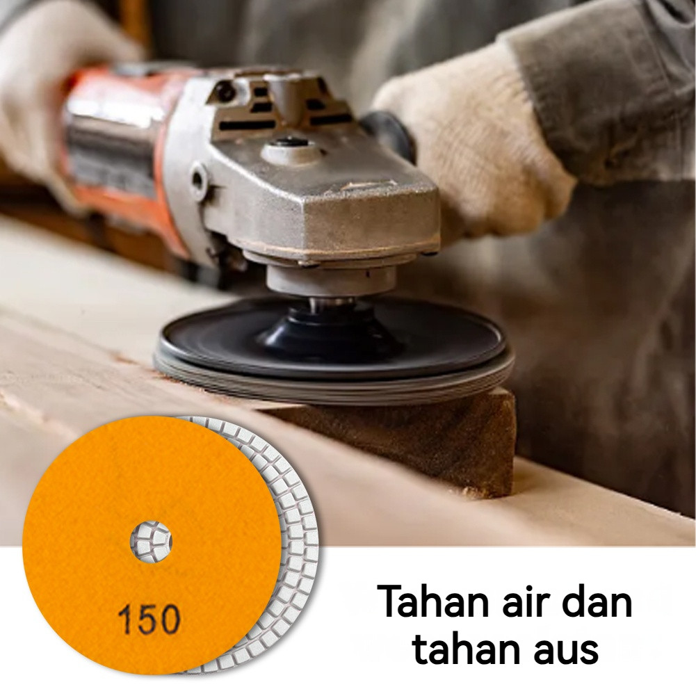 4 Inci Pad Amplas Berlian Untuk Poles Marmer Granit Batu Lantai