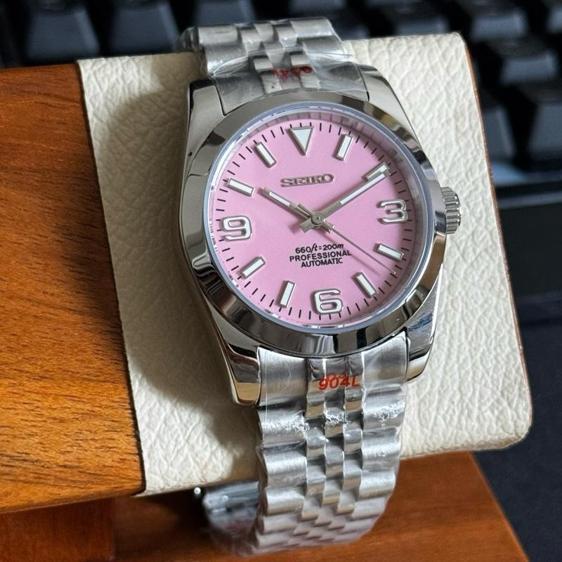 Seiko Pink Explorer OP Woman NH35