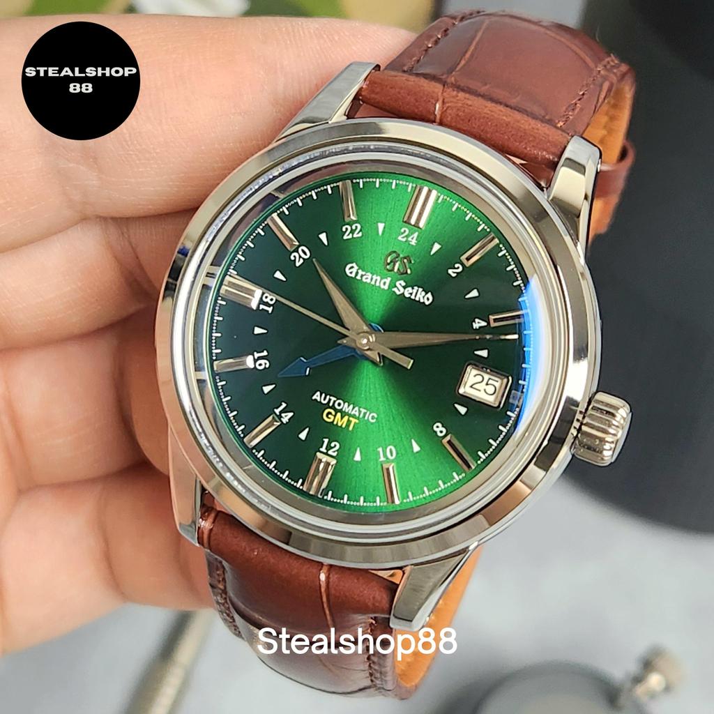 Seiko mod GS Green NH34 GMT Automatic
