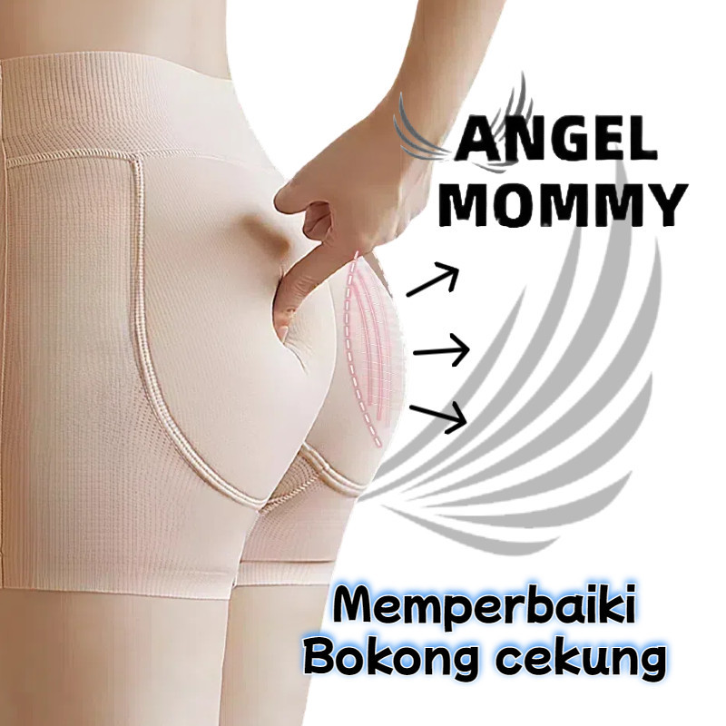 promo|| ANGEL MOMMY Mulus Pantat Palsu Bantalan Pinggul Pantat Cekung Bokong Persik Busa Bokong Pals