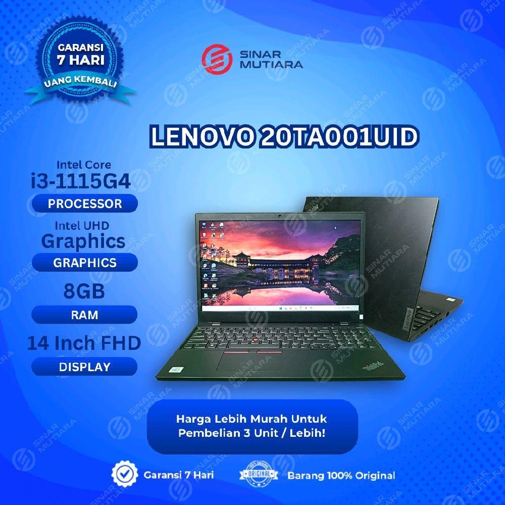 LENOVO 20TA001UID i3 1115G4 8GB (14") - LAPTOP SECOND ORIGINAL SINAR MUITARA CELL