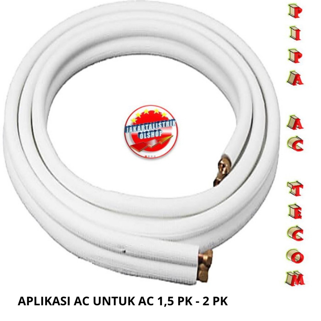 PIPA AC TECOM 1/4 - 1/2 Per Meter AC 1.5 PK 1,5 PK - 2 PK MURAH
