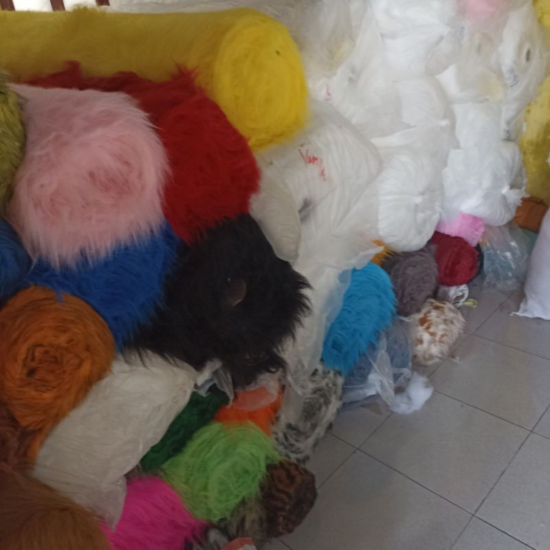 [Griya Laris] KARPET KAIN BULU KOREA METERAN 100x150