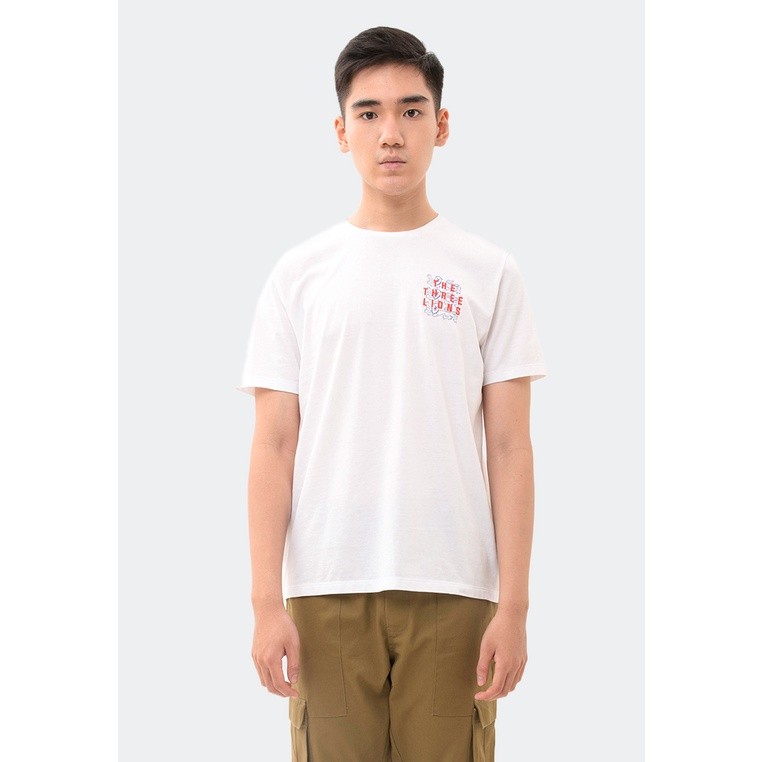 MANZONE Kaos Pria Lengan Pendek ENGLAND - White