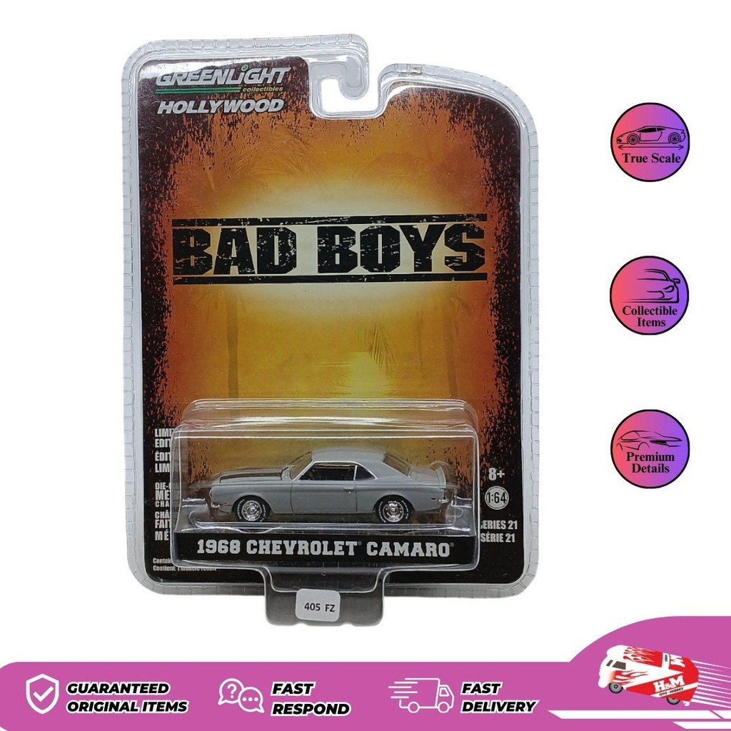 Greenlight 1/64 1968 Chevrolet Camaro Silver - 405FZ - FZ4