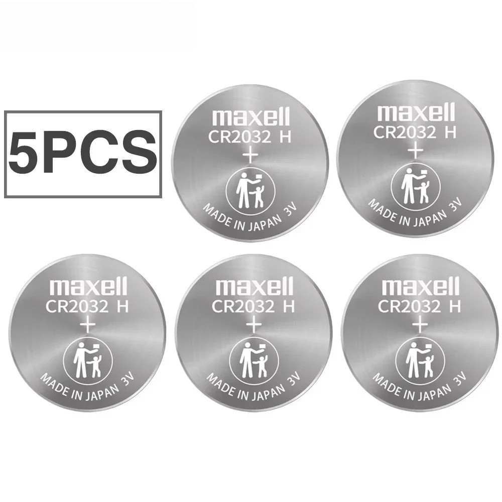 5PCS OriginalMAXELL CR2032H 240mAh High Capacity 3V Button Battery Computer Motherboard Battery Repl