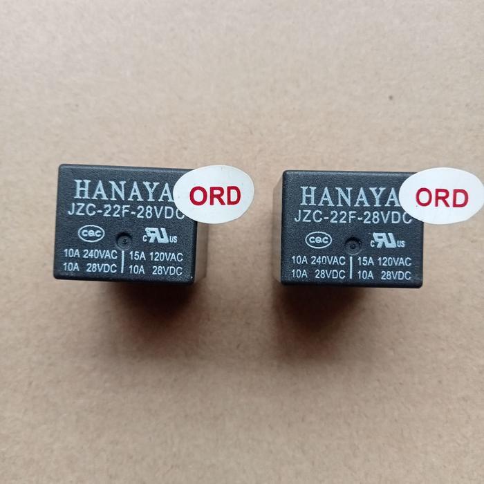 BestPart Relay 28v 5 pin Hanaya JZC-22F-28VDC relay 28v 10A 5 pin