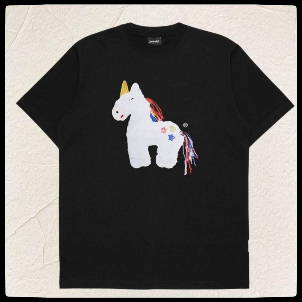 Insurgent Club - Unicorn Doll Tshirt Black fashion