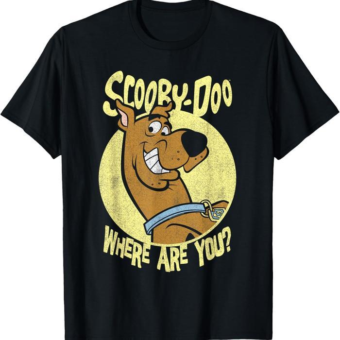 (COD) Makeyoushine X Generasi90 Scooby-Doo Where Are You? T-Shirt - Baju untuk Pria wanita Unisex Co