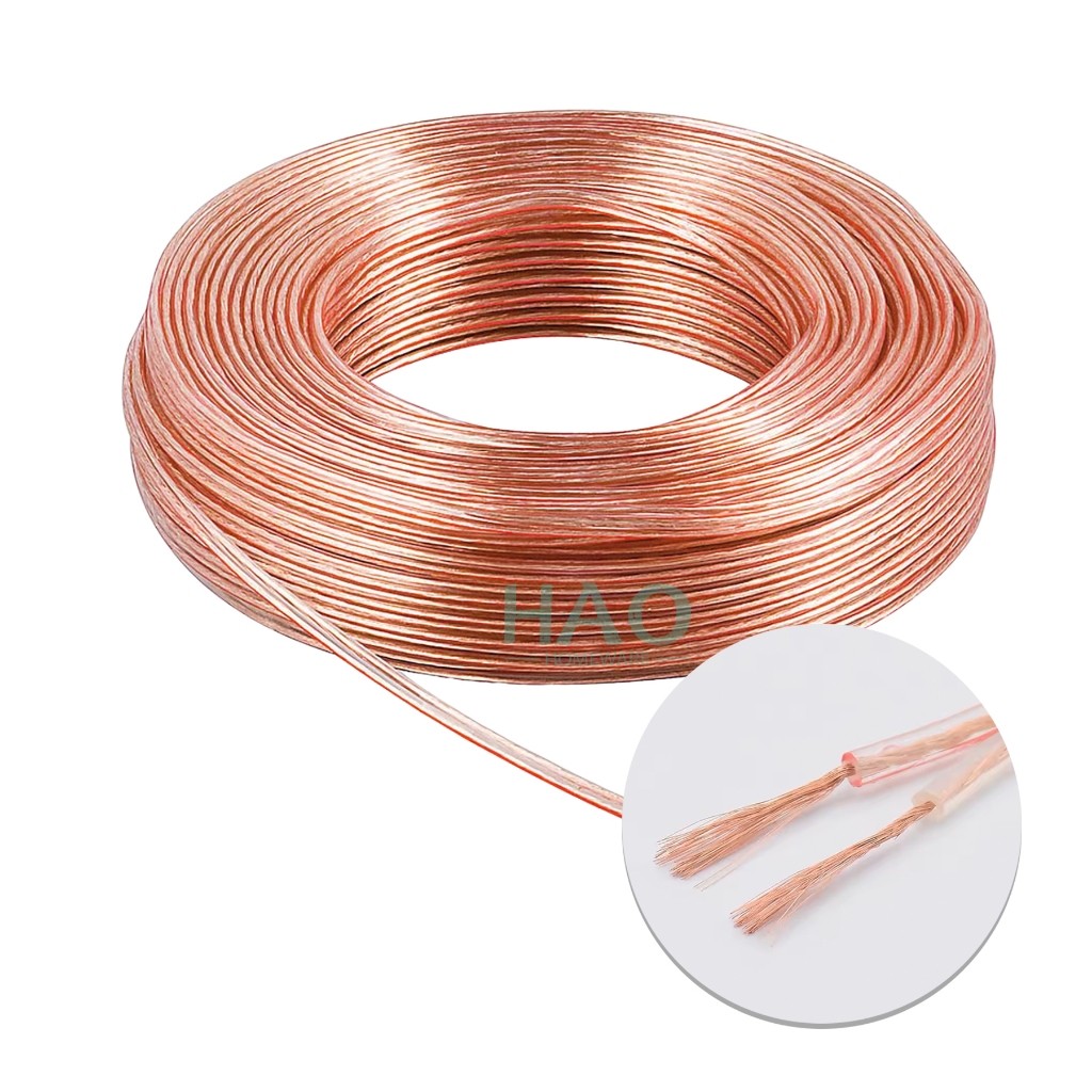 SL Kabel listrik transparan/kabel audio/super promo 2x30/2x50/2x80/2x120 300 Meter/kabel transparan/