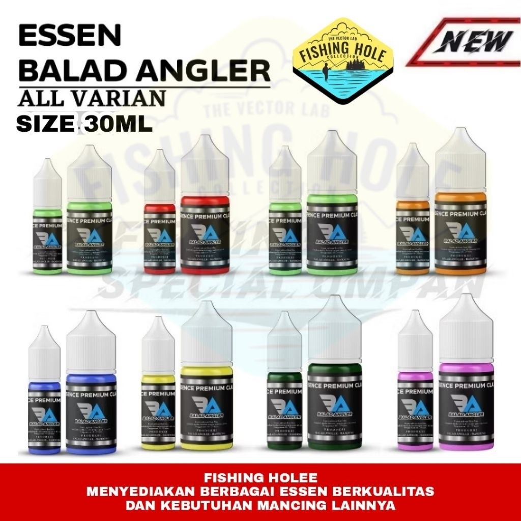 essen balad angler  30ML - essen sibalad angler all varian untuk ikan mas