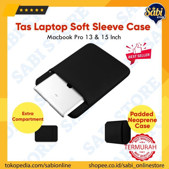 Tas Laptop Soft Sleeve Case Macbook Pro 13 & 15 Inch - 15 Inci