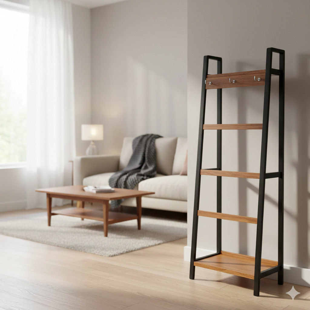 Rak Mukena Minimalis  Tempat Mukena dan Sajadah  rak mukena rakitan - rak peralatan sholat 3 palang 