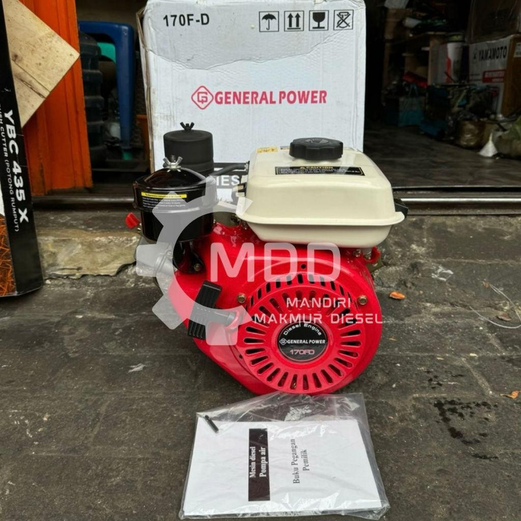 Engine Penggerak DIESEL SOLAR 170FD 170F GENERAL 5HP / Mesin Penggerak Serbaguna Solar Disel GENERAL