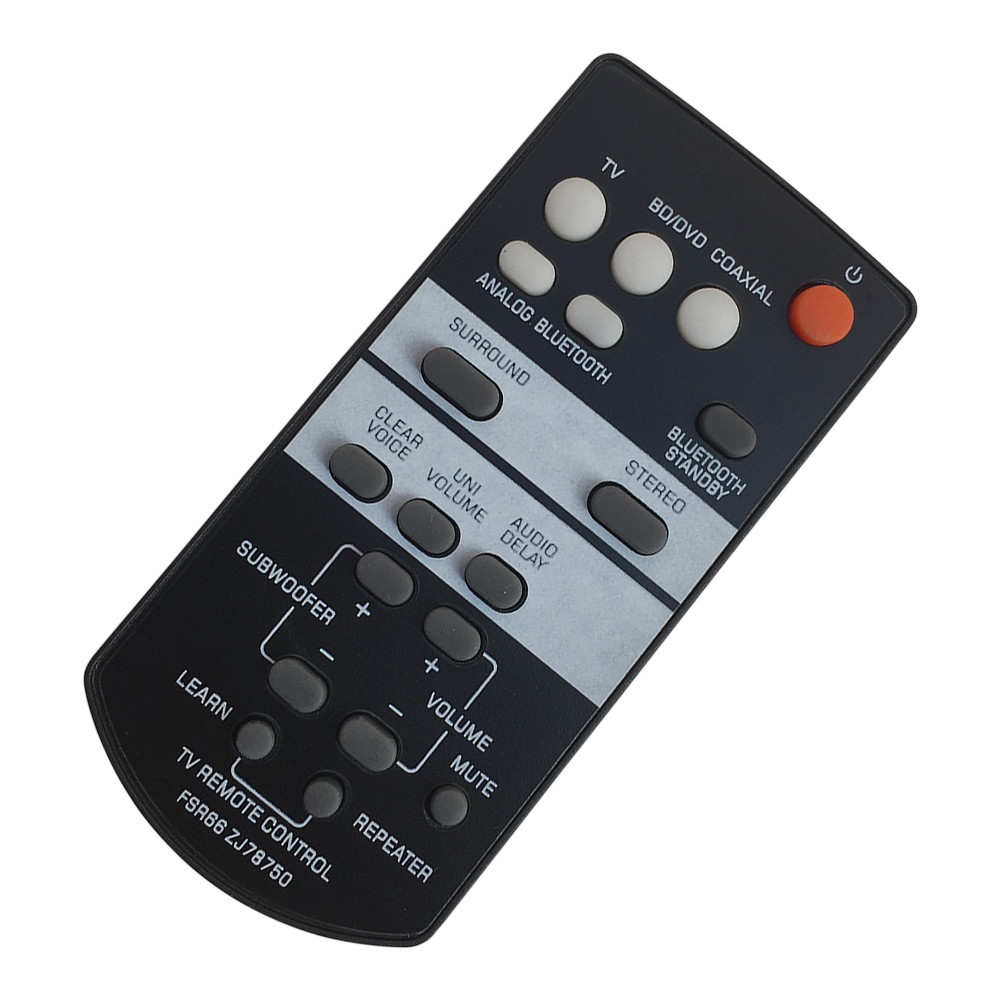 New Remote Control FSR66 ZJ78750 Replace For YAMAHA Soundbar  FSR66  YAS-103 ATS-1030 Sound Bar