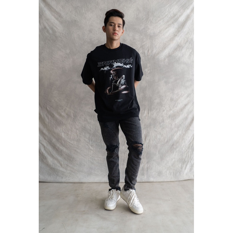 Branche Oversize Tshirt Snake Skull