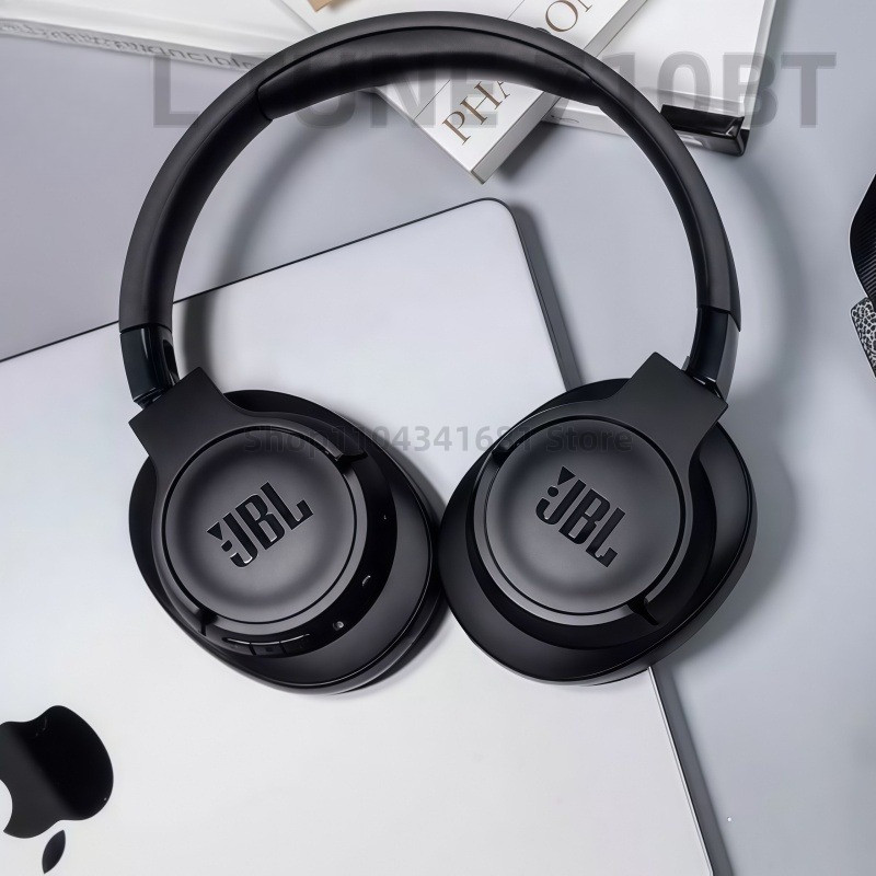Original JBL Tune 710BT OverEar Bluetooth Headphones with powerful JBL Pure Bass Sound, the JBL TUNE