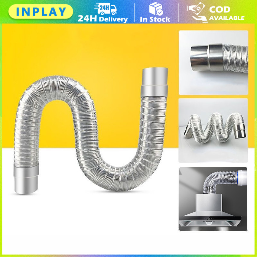 5CM/10CM Selang Aluminium Flexible Ducting 1.5M / Pipa Exhaust Cooker Hood & Water Heater / Pipa Cer