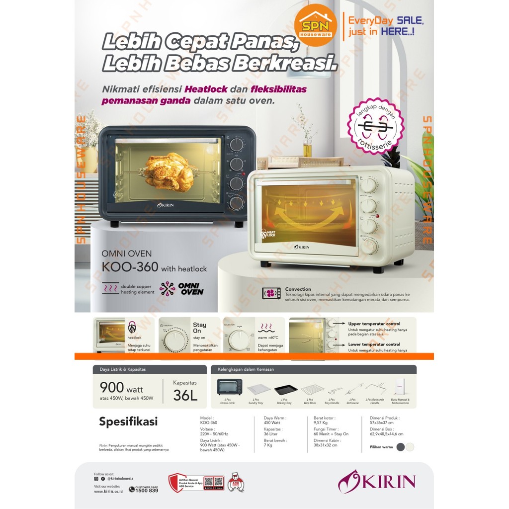 Oven Microwave Omni Elektric KOO-360 KIRIN