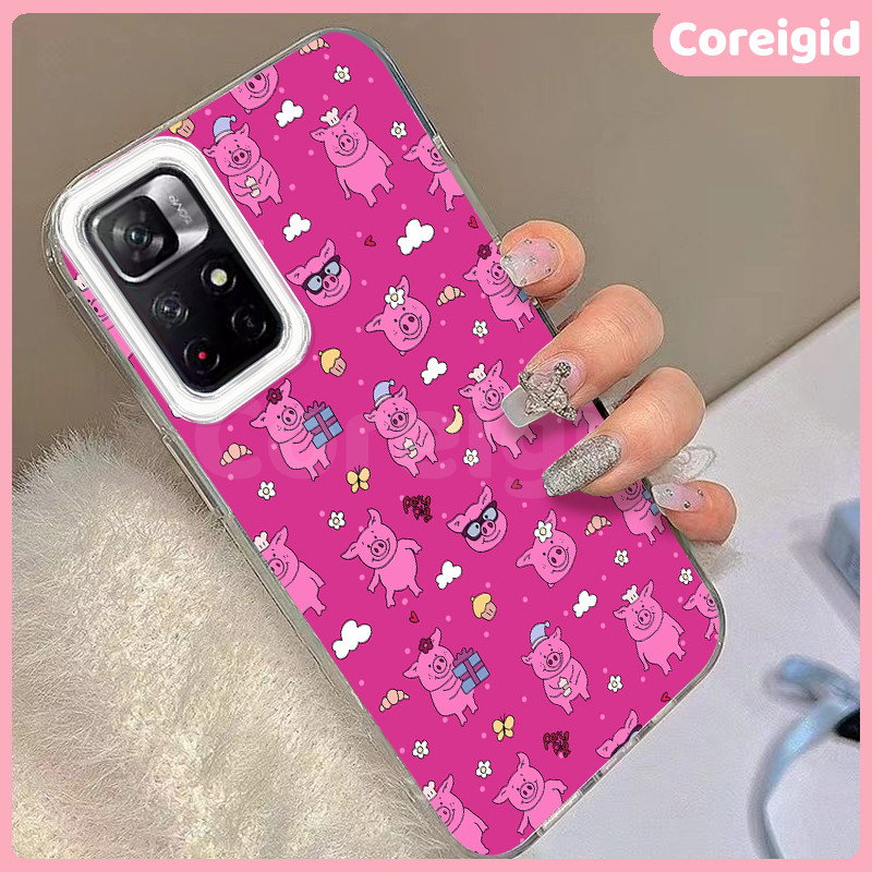 Case Redmi Note 14 5G 13 12 4G Redmi 14c 13c 13 4G 12 9c 10A 9A Note 10 9 4G Babi babi layar penuh Y