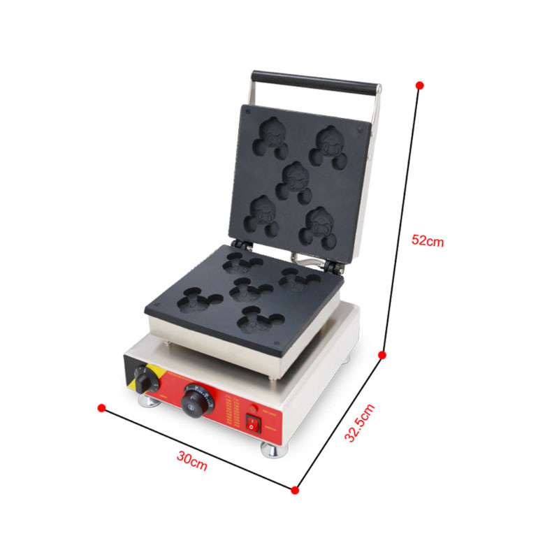 Commercial waffle maker, cartoon waffle maker, electric pancake maker, Mickey waffle maker, waffle o