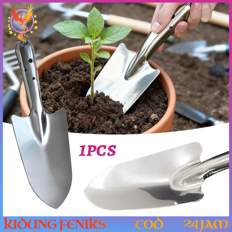 Alat Berkebun Sekop Tanaman Stainless Steel 27cm Magnetic Sekop Kecil Untuk Berkebun