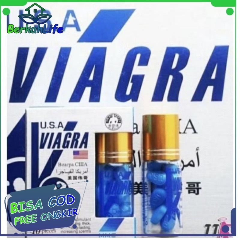 Viagra original asli 100 % usa VIAGRA MMC PIL BIRU OBAT_KUAT_PRIA_AMPUH Stamina pria 1 botol isi 10 